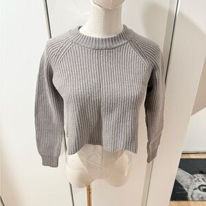 Aritzia mauve crop Sweater
